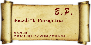 Buczák Peregrina névjegykártya